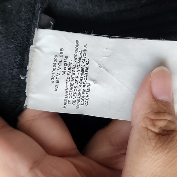 Max & Co Striped 100% Cashmere Cropped Fully Fashioned Sweater - Picture 7 of 9